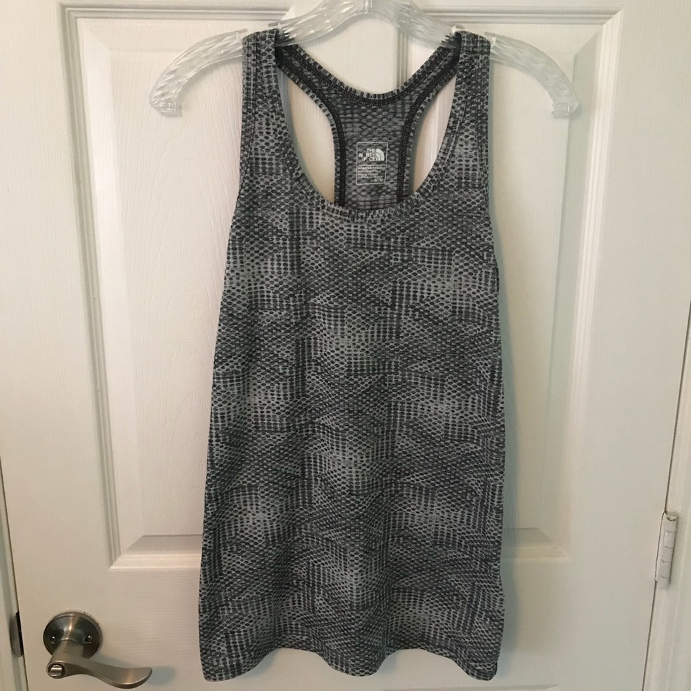 North Face grey workout tank